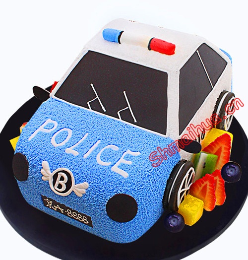 蛋糕礼篮|生日蛋糕鲜花-创意汽车蛋糕-点击浏览商品大图